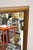 Vintage Mid Century Modern Sculpted Walnut Rectangular Modernist Wall Mirror For Sale In Philadelphia - Image 6 of 10