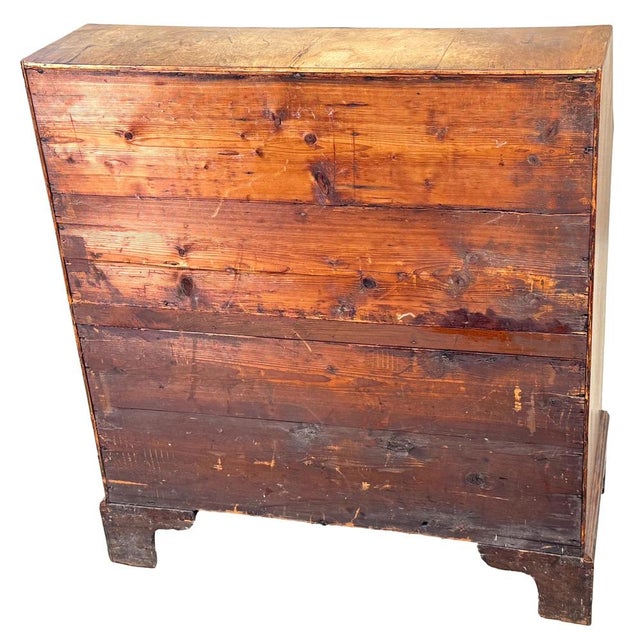 Antique Georgian Secretaire in Mahogany, 1870 For Sale - Image 11 of 12