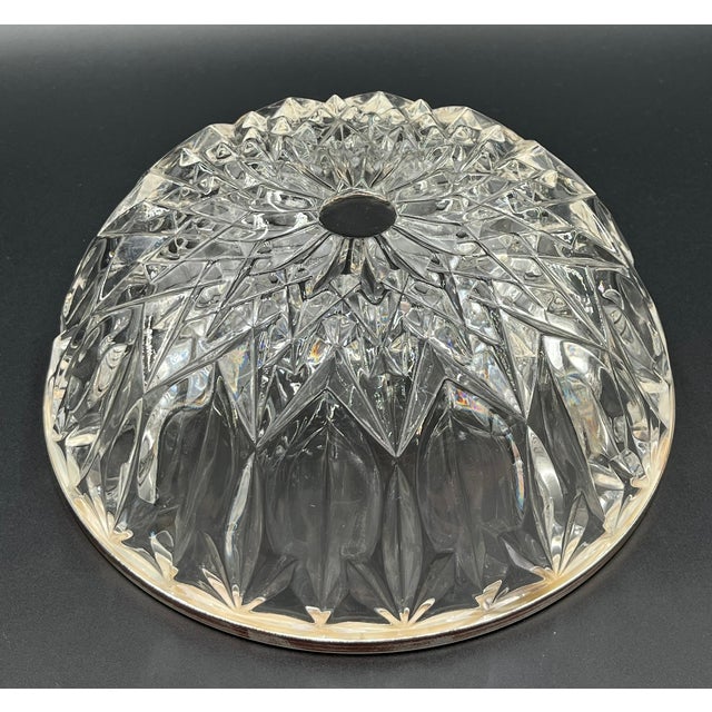 Silver Bowls in Cut Glass with Silver-Plated Rims, 1930s, Set of 12 For Sale - Image 8 of 13