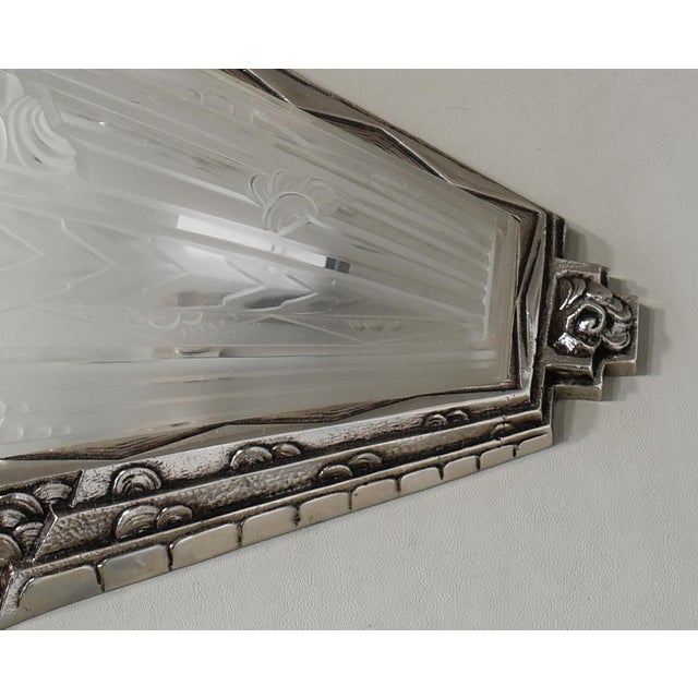 A Pair of French Art Deco Wall Sconces by Paul Gilles 1930 France For Sale - Image 9 of 11