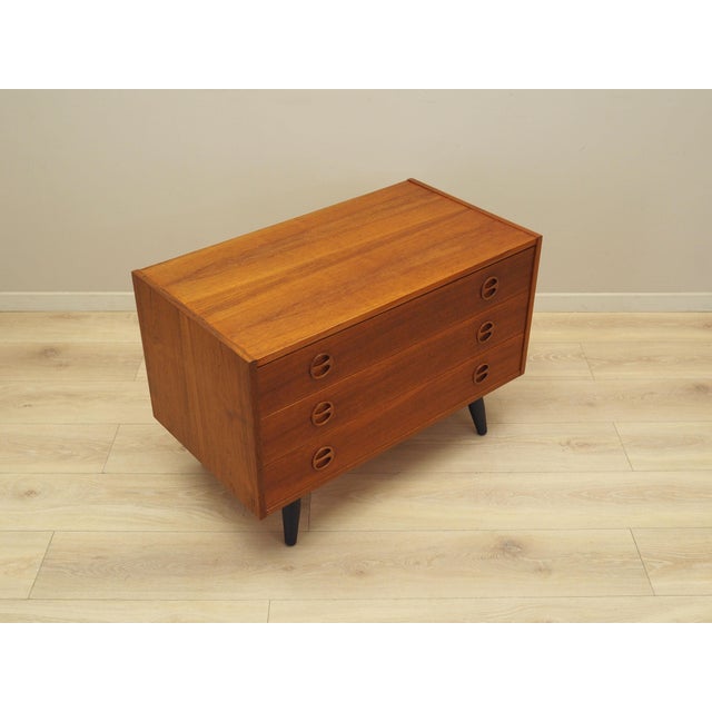 Vintage Danish Teak Chest of Drawers, 1960s For Sale - Image 6 of 14