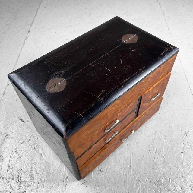 Haribak Taisho Sewing Chest, Japan, 1890s For Sale - Image 4 of 8