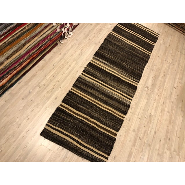 Tribal Turkish Handmade Tribal Runner-2’8’x9’1" For Sale - Image 3 of 11