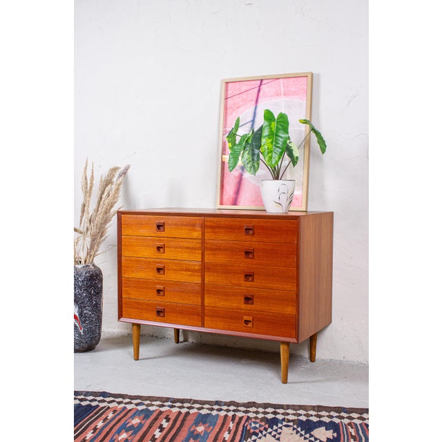 Vintage Danish Chest of Drawers in Teak by Erik Brouer, 1960s For Sale - Image 4 of 15