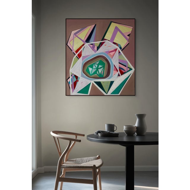 Unframed (sides painted white). Ashlynn Browning’s abstract works are a powerful exploration of psychological narrative...