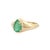 Not Yet Made - Made To Order Contemporary Style Pear Cut Emerald Solitaire Ring in 14k Solid Gold Size 5.5 For Sale - Image 5 of 12