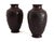 Antique Japanese Meiji Embossed Bronze Vases, 19th Century, Set of 2 For Sale - Image 4 of 5