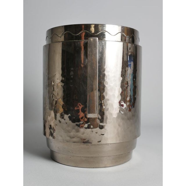 Art Deco Metal Champagne Cooler by Kallmeyer & Harjes, 1920s For Sale - Image 4 of 16