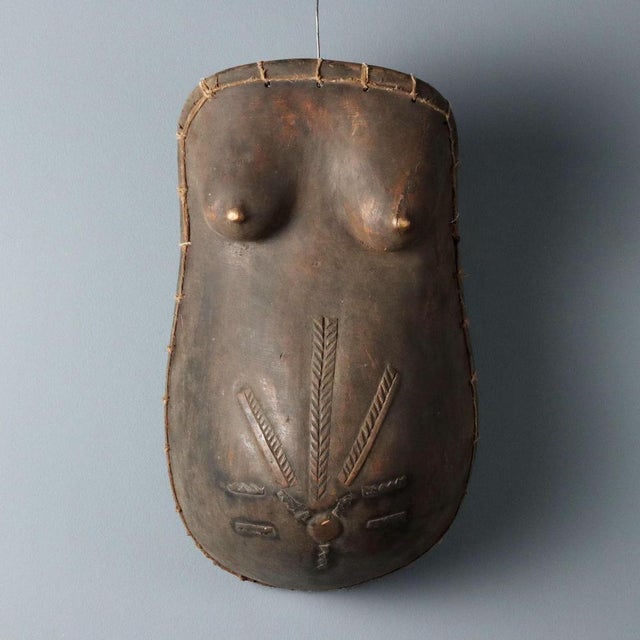 Makonde Art Mozambique Wooden Breastplate For Sale - Image 11 of 11