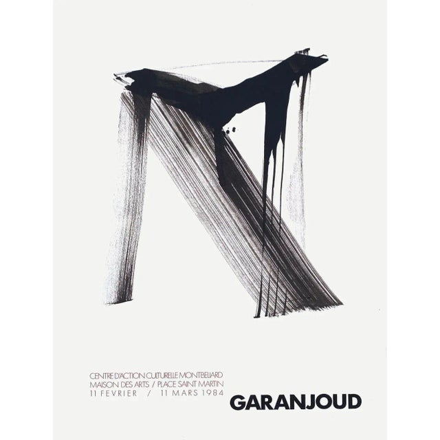 1984 Claude Garanjoud Screen Print Poster For Sale