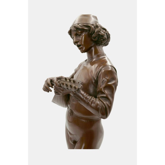 Paul Dubois, Florentine Singer, 1865, Bronze For Sale - Image 10 of 12