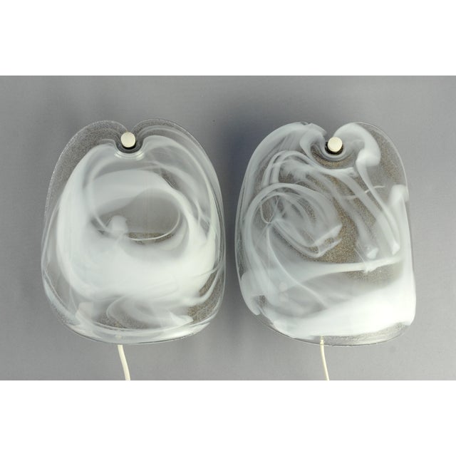 Glass Sconces by Per Lutken for Holmegaard, 1972, Set of 2 For Sale - Image 10 of 10