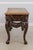 Queen Anne Maitland Smith Mahogany Leather Top Console Table For Sale - Image 3 of 16
