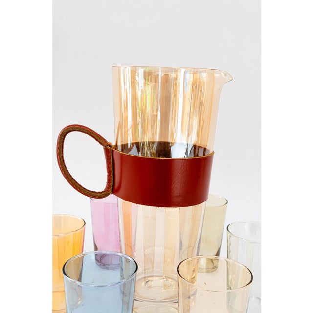 1950s Drinking Jug and Glasses by Carl Auböck, 1950s, Set of 7 For Sale - Image 5 of 10