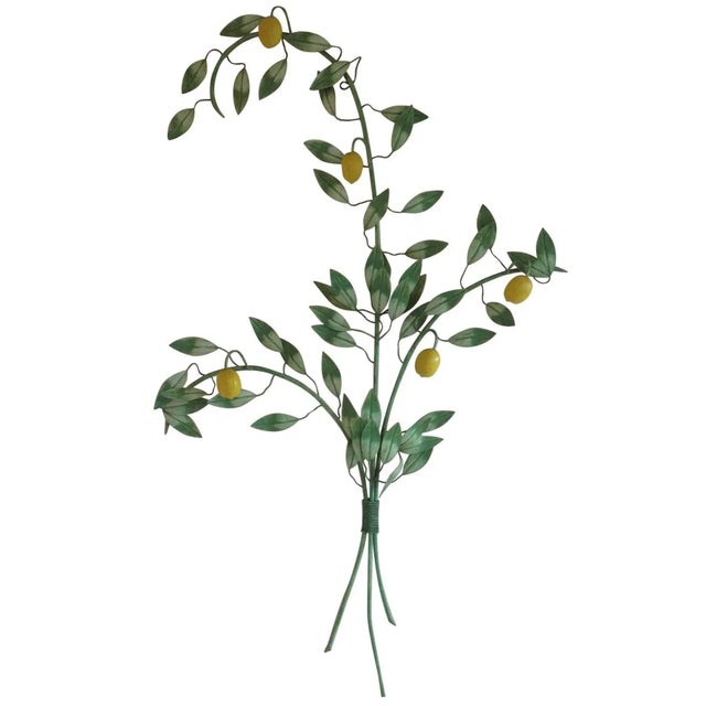 Metal Lemon Tree, Hollywood Regency For Sale - Image 7 of 7