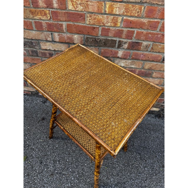 19th Century English Bamboo Table For Sale - Image 4 of 6