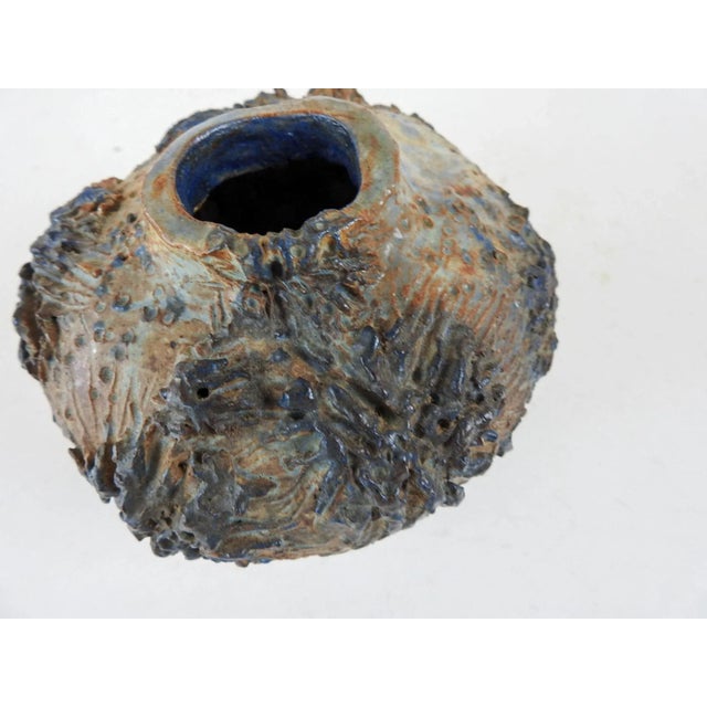 Vintage Hand Built Studio Pottery Vase For Sale In Seattle - Image 6 of 11