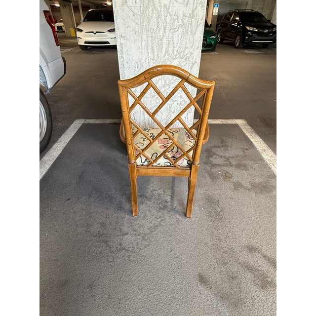 1970s Vintage Six Chinese Chippendale Dining Chairs - A Set For Sale - Image 11 of 12