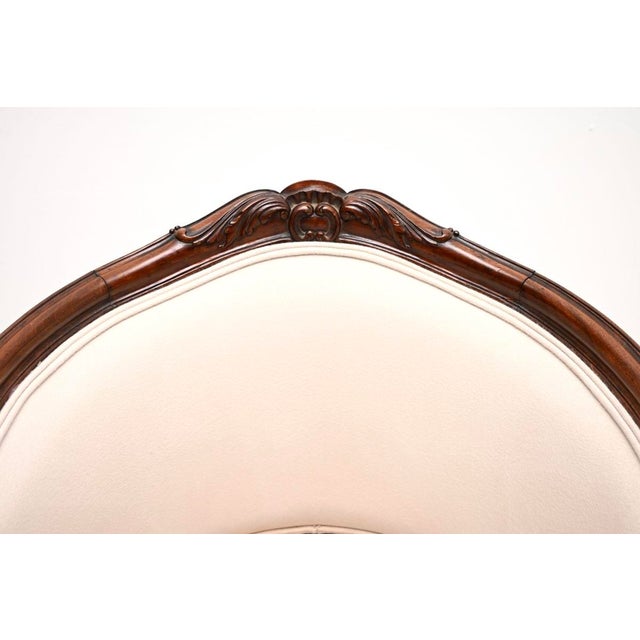Antique Edwardian Tub Armchair, 1890 For Sale - Image 9 of 11