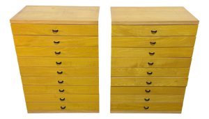Modular Chests of Drawers, 1980, Set of 2