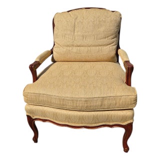Thomasville TRS Furniture Inc. Armchair Regency Bergere Lounge Chair Louis XV For Sale