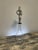 Handmade Crystal Cross Assemblage Sculpture on Clear Glass Bottle For Sale - Image 4 of 7