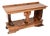 Art Deco Figured Walnut Console Table, 1930 For Sale