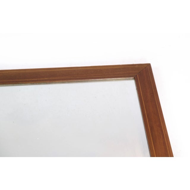 Danish Mahogany Mirror, 1890s For Sale - Image 3 of 8