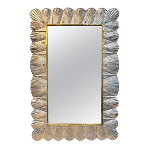 Murano Ruffle Mirror