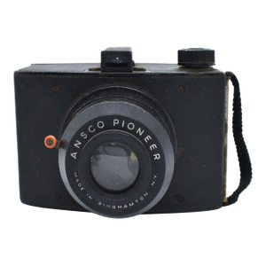 Vintage 1940s Ansco Pioneer 616 Box Camera Made in Binghamton, Ny