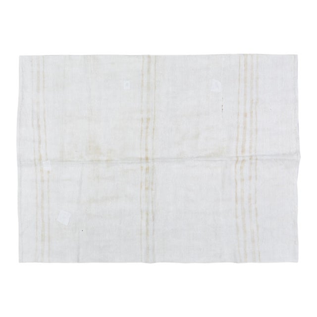 Vintage Turkish Flatweave Hemp Rug, 5'5''x7'5'' For Sale