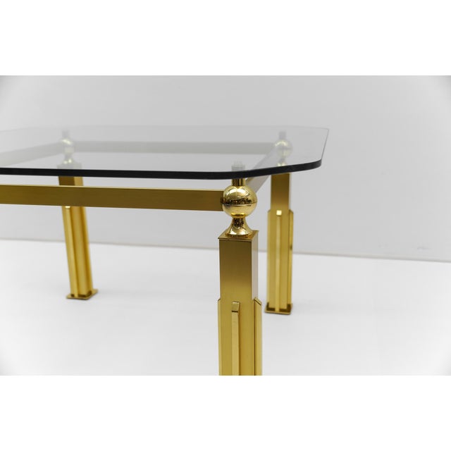 Gold Hollywood Regency Coffee Table, 1960s For Sale - Image 8 of 11