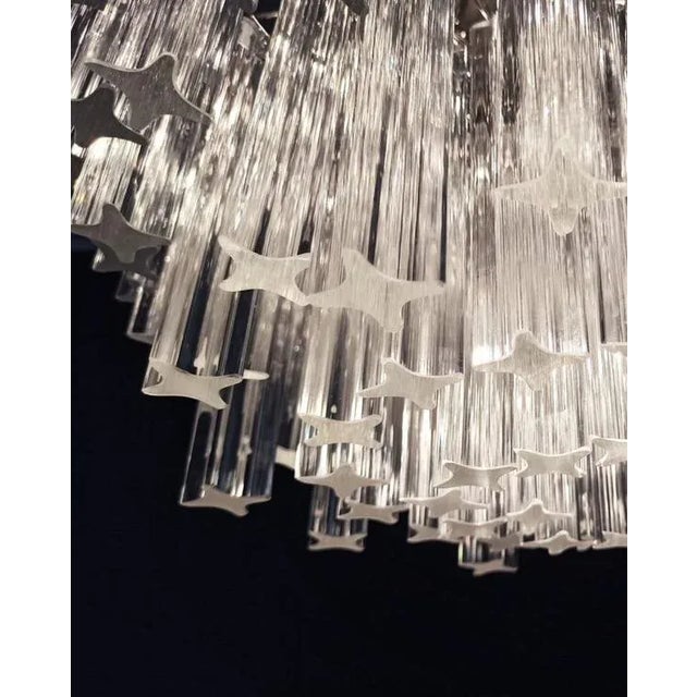 Murano Crystal Chandelier For Sale - Image 4 of 6