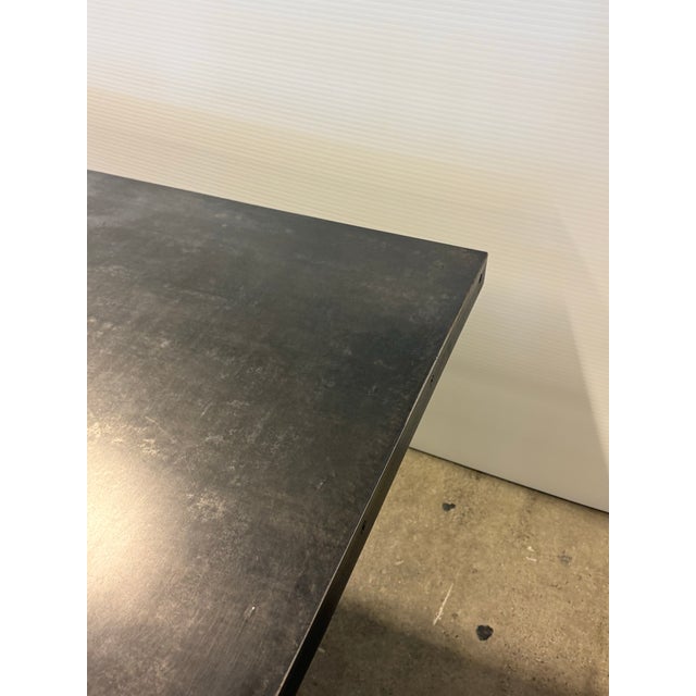 Big Daddy's Antique Metal Dining Table For Sale - Image 4 of 12