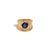 Majestic Sapphire Gold Statement Ring, Size 8 For Sale In Miami - Image 6 of 7