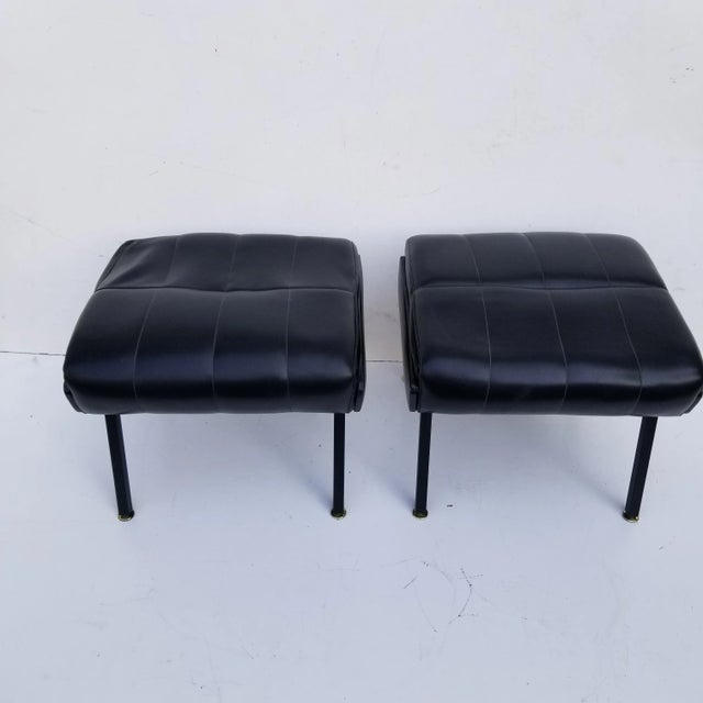 1950s French Ottoman - a Pair For Sale In Miami - Image 6 of 13