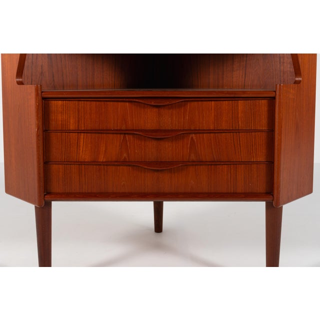 Vintage Danish Teak Cabinet with Drawer, 1960s For Sale - Image 14 of 17