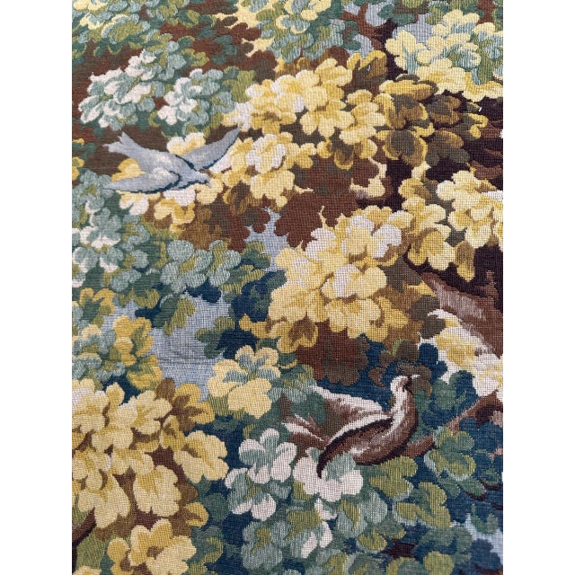 French Aubusson Style Jacquard Tapestry, 1950s For Sale - Image 14 of 18