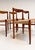 Wood Vintage Papercord Chairs by H. Klein for Bramin, 1960s, Set of 4 For Sale - Image 7 of 18