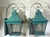 Pair of Vintage Solid Brass Outdoor Lanterns – Arts & Crafts Mission Style For Sale - Image 12 of 13