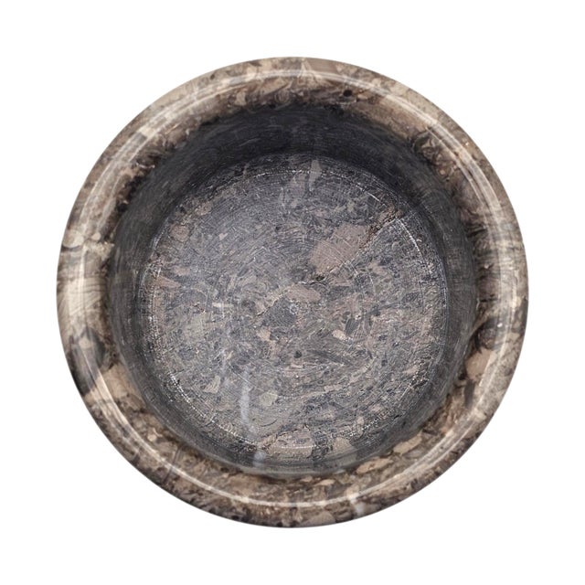 Polished Marble Butter Container With Lid, Stone Kitchen Vessel, 4.25" For Sale - Image 15 of 18