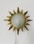 Art Deco Vintage Sunburst Bronze Wall Sconces Frosted Glass Dome Lights Mid Century - a Pair For Sale - Image 3 of 12