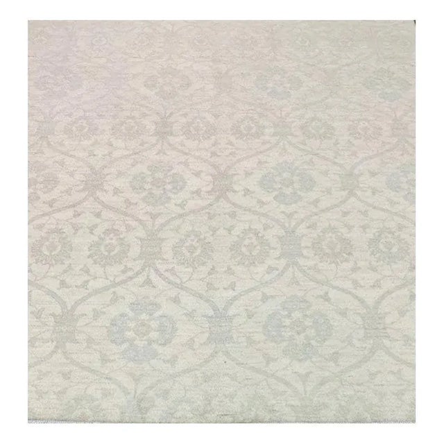 Handwoven Oushak Style Area Rug 8’10” X 12’2″ For Sale - Image 4 of 12
