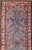 Antique Persian Bidjar Rug With Large Floral Motifs in Blue, Red, and Ivory For Sale - Image 4 of 12