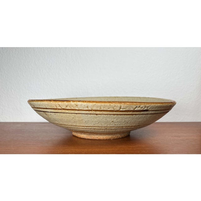Mid-Century Modern Large Mid-Century Modern Danish Studio Pottery Bowl from Kirsten Winther Johannsen, 1960s For Sale - Image 3 of 18