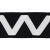 Not Yet Made - Made To Order Sample - Schumacher Legere Applique Tape in Ivory On Black For Sale - Image 5 of 5