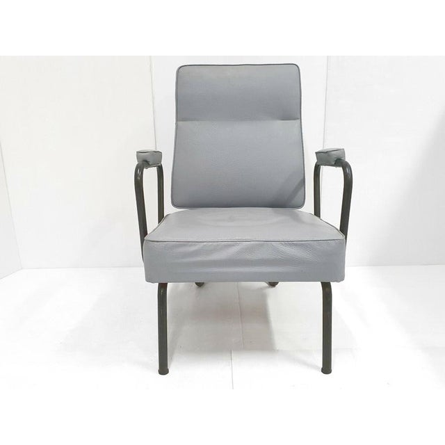 Vintage Armchair by Jacques Hitier for Tubauto, 1950s For Sale - Image 4 of 13