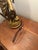 Metal Early 20th Century Adrien Etienne Gaudez Lulli Enfant Figural Newel Post Lamp For Sale - Image 7 of 10
