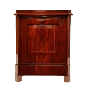 Antique Mahogany Half Trumeau Cabinet