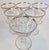 Gold Rimmed Crystal Champagne Coupes- Set of Six For Sale - Image 11 of 13